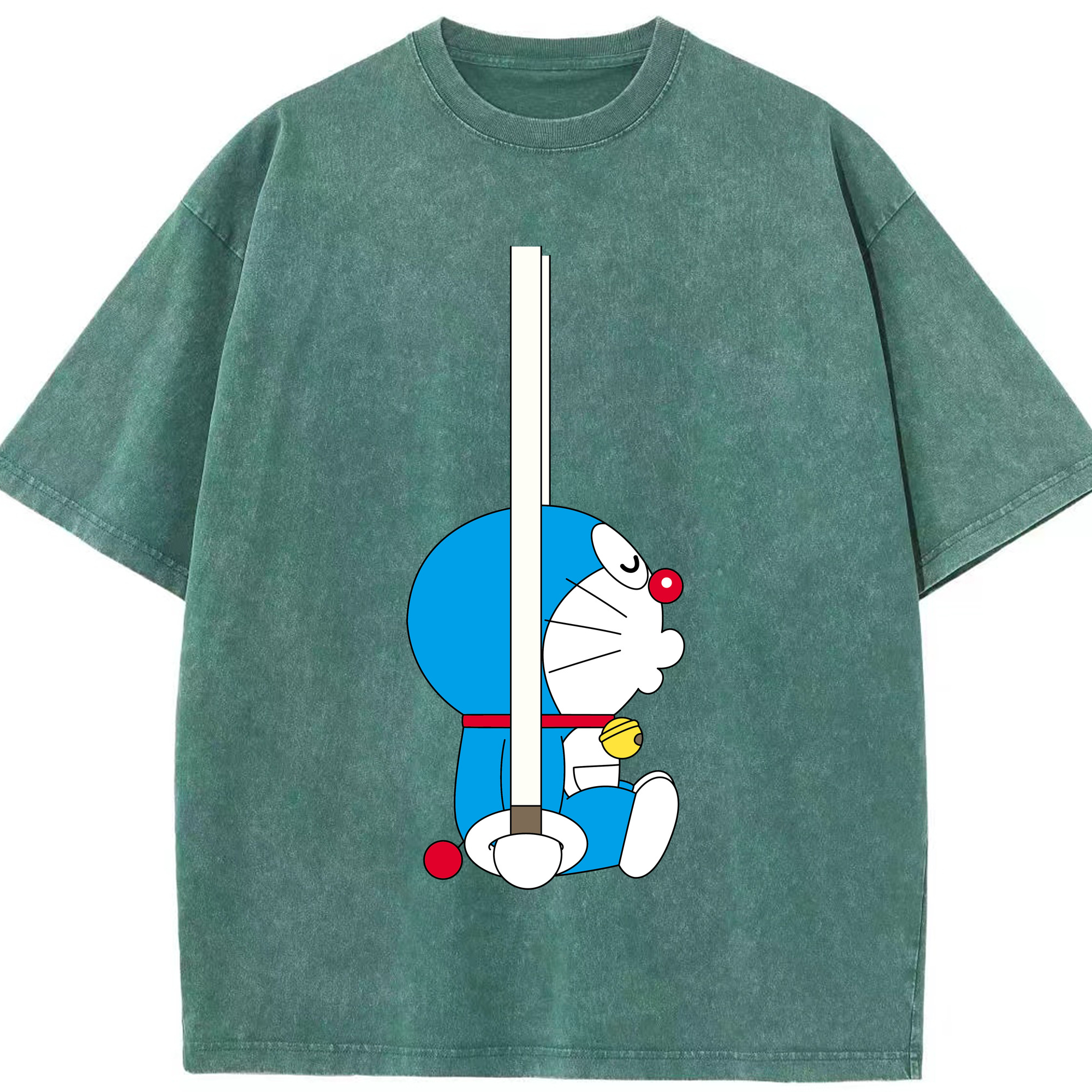 （画像用） ドラえもん Doraemon 綿100% ヴィンテージ風 半袖Tシャツ（フロントプリント）